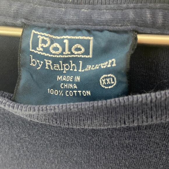 Y2K Polo Classic Spellout Logo T Shirt - Men's Size XXL - Picture 3 of 4